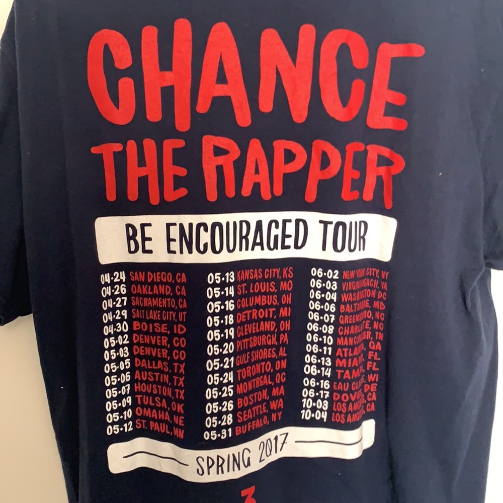 Chance the Rapper Summer 2017 Concert Tee